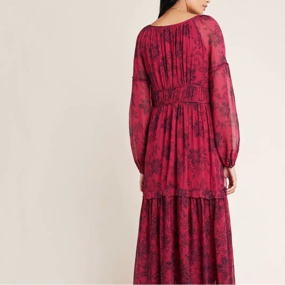 Anthropologie Maeve Annabella Maxi Dress Size 2P - Picture 3 of 15